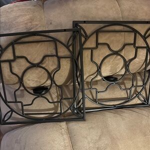 Black Metal Wall Decor Set